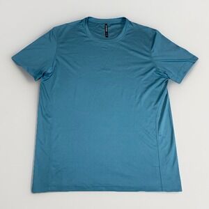 Ten Thousand Mens L Blue The Distance Shirt Active Training Performance *FLAWS*